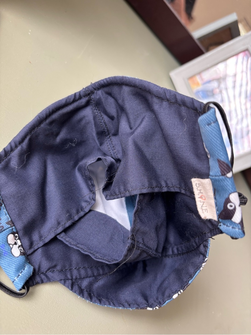 Washable Reusable Facial Mask Dog Print - Picture 5 of 5